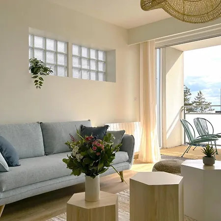 Le Bord De - Vue - Terrasse - Parking شقة لو هافر